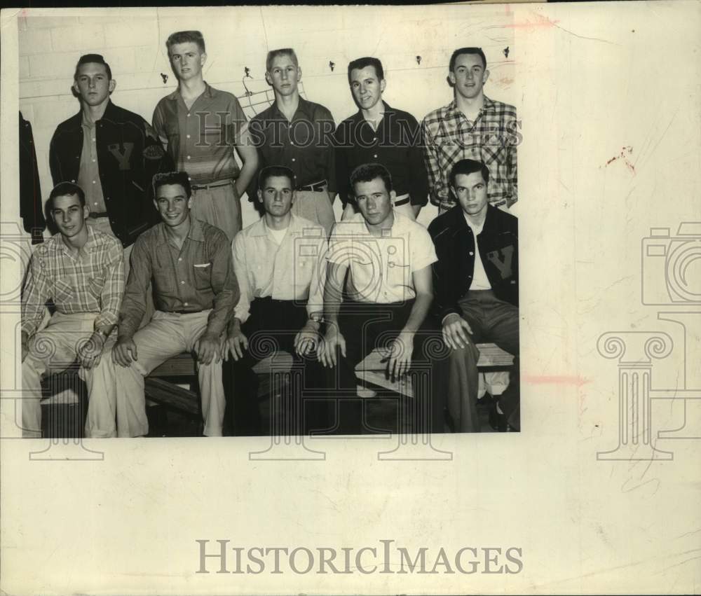 1953 Press Photo Victoria Stingarees High School Basketball Team - sas22176 - Historic Images