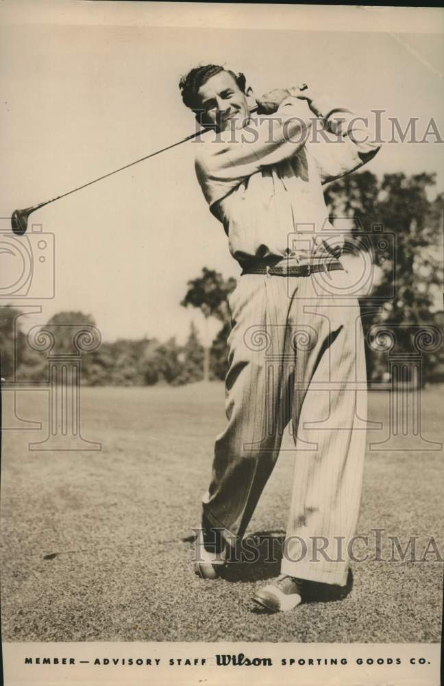 Press Photo Golfer Johnny Revolta - sas22835- Historic Images