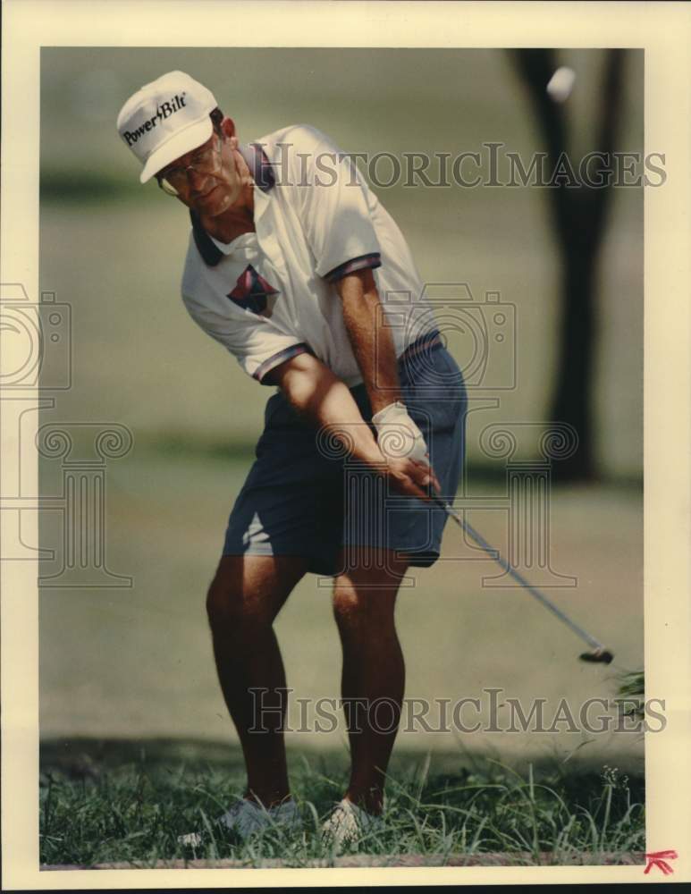 1992 Press Photo Golfer Bruce Benner in City Amateur Tournament, Willow Springs- Historic Images