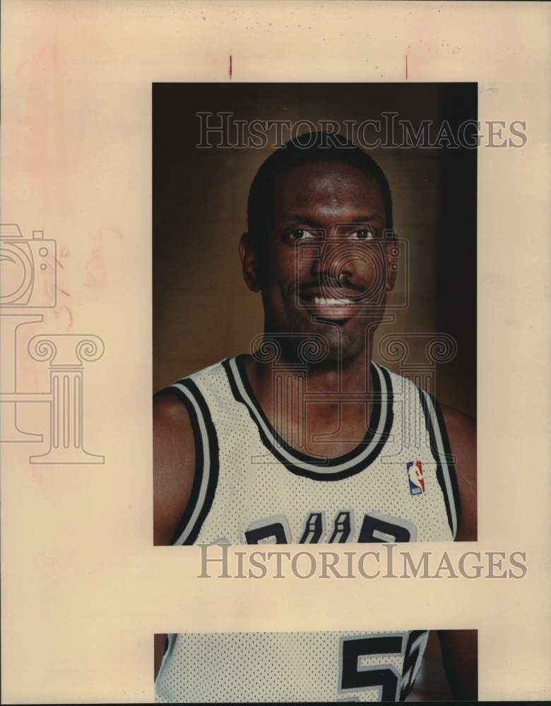 Press Photo San Antonio Spurs Basketball Player Albert King - sas23034- Historic Images