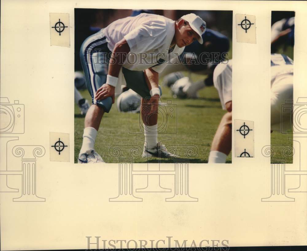 Press Photo Dallas Cowboys Football Player Hugh Millen - sas23346 - Historic Images