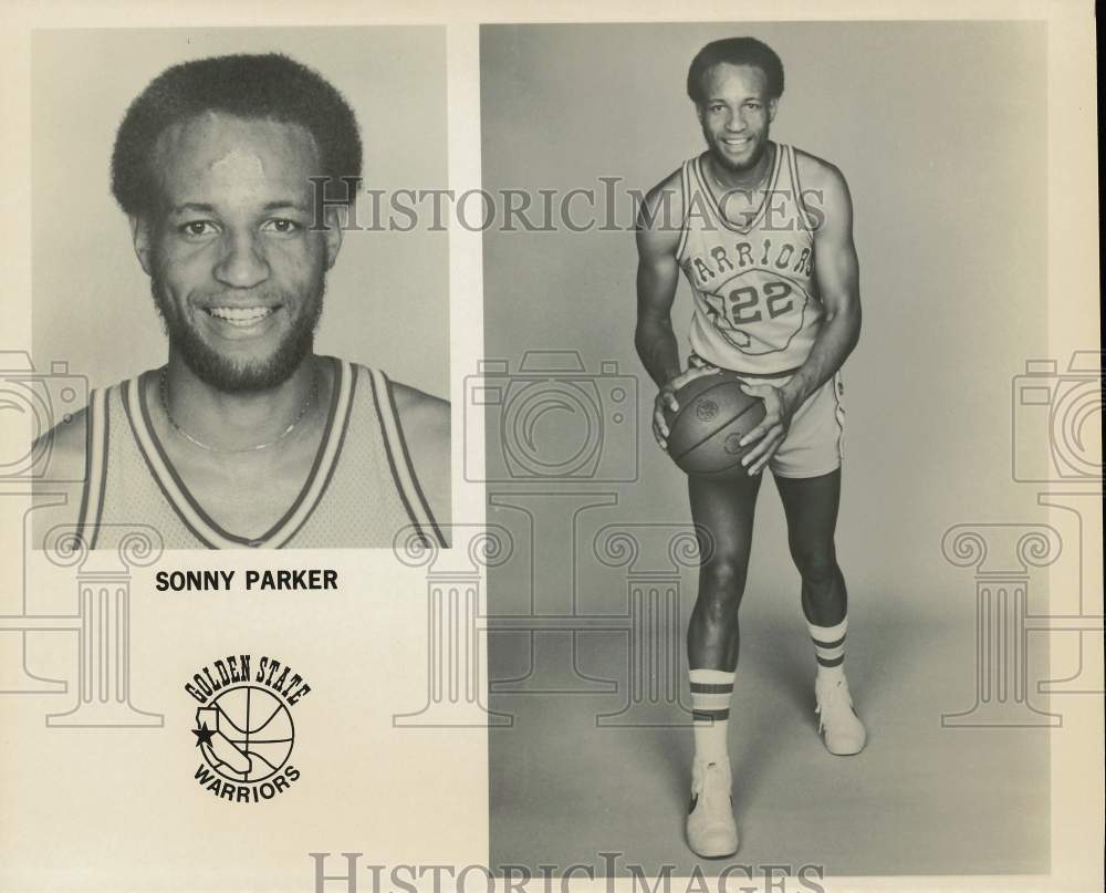 Press Photo Golden State Warriors basketball player Sonny Parker - sas23584- Historic Images