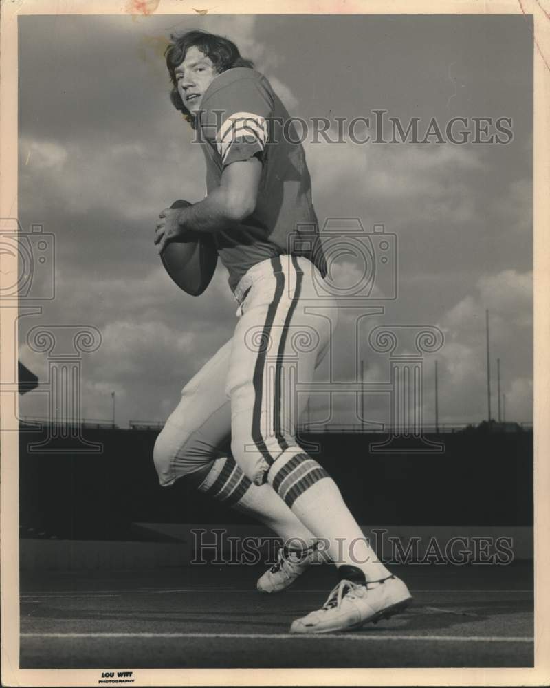 Press Photo Tommy Kramer, Rice Football Player, Quarterback - sax00162 - Historic Images