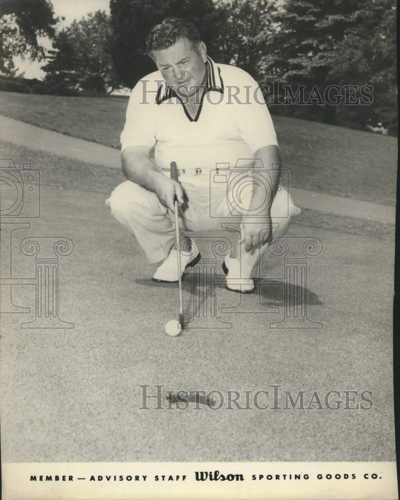 Press Photo Golfer Ed (Porky) Oliver - sax00237- Historic Images