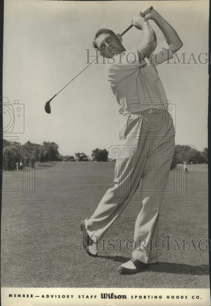 Press Photo Golfer Jim Ferrier, Member of Advisory Staff Wilson Sporting Goods- Historic Images