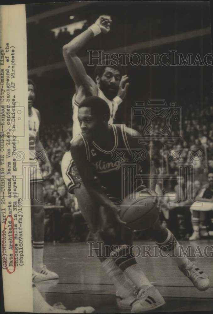 1975 Press Photo Basketball Player Kansas City-Omaha Kings' Nate Archibald- Historic Images