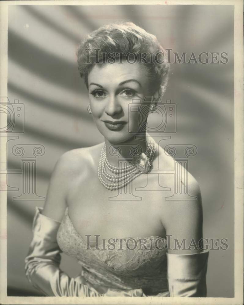 1955 Press Photo Actress Eve Arden in &quot;Our Miss Brooks&quot; - sax00588- Historic Images