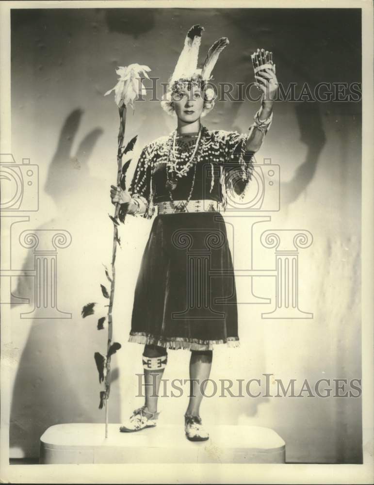 Press Photo Actress Joan Davis on "Leave it to Joan" on CBS - Historic Images