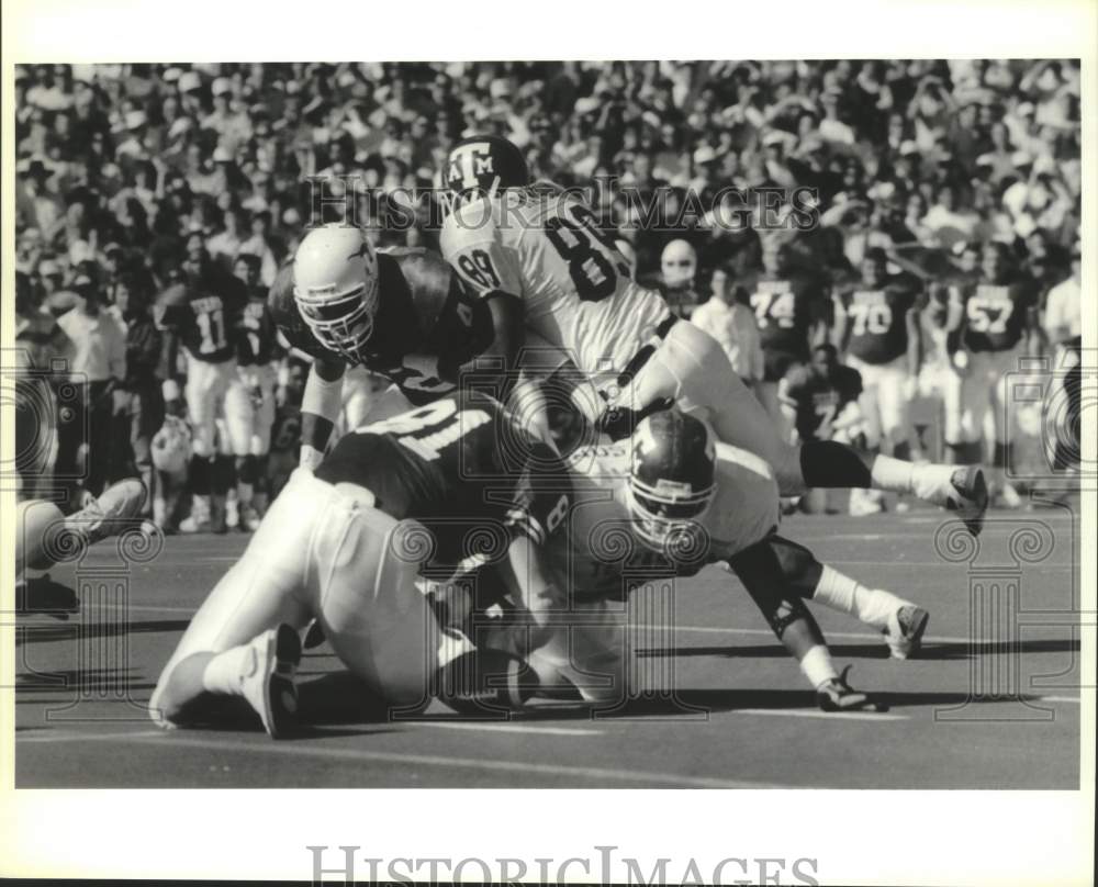 1990 Robert Wilson, Texas A &amp; M University Football Player at Game - Historic Images