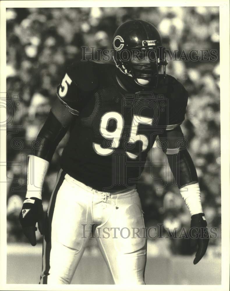 1988 Chicago Bears Football Player Richard Dent, Defensive End, 95 - Historic Images