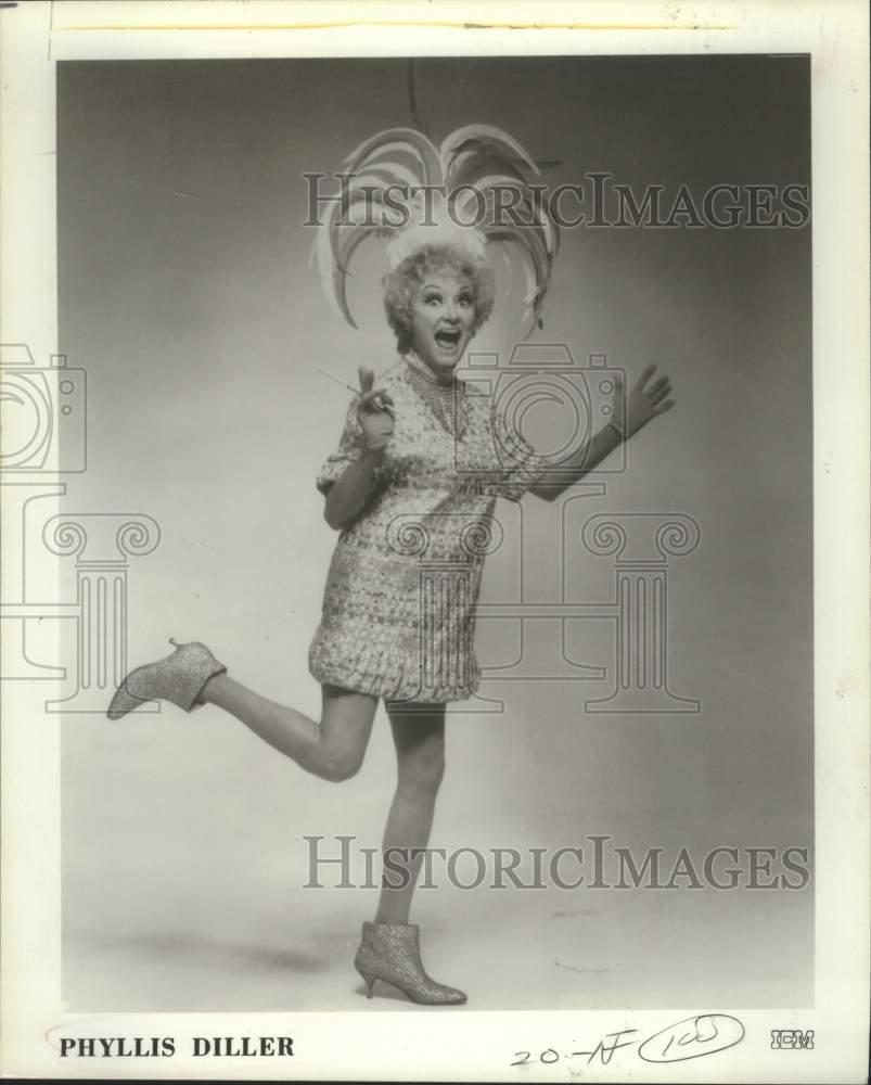 1980 Actress Phyllis Diller - Historic Images