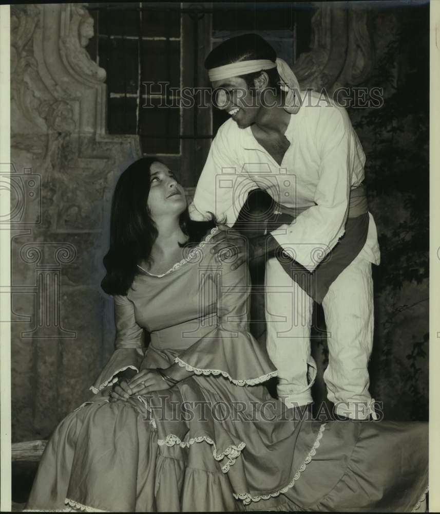 1965 Press Photo Actors in "Los dudies de San Jose" performance - sax01669- Historic Images