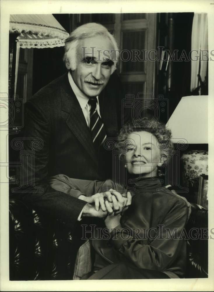 Press Photo Actors Kathryn Hepburn and Harold Gould - sax02257- Historic Images