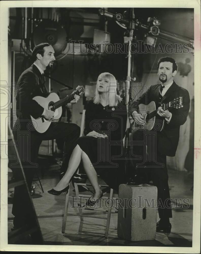 Press Photo Musical Trio Peter, Paul &amp; Mary from Austin, Texas - Historic Images