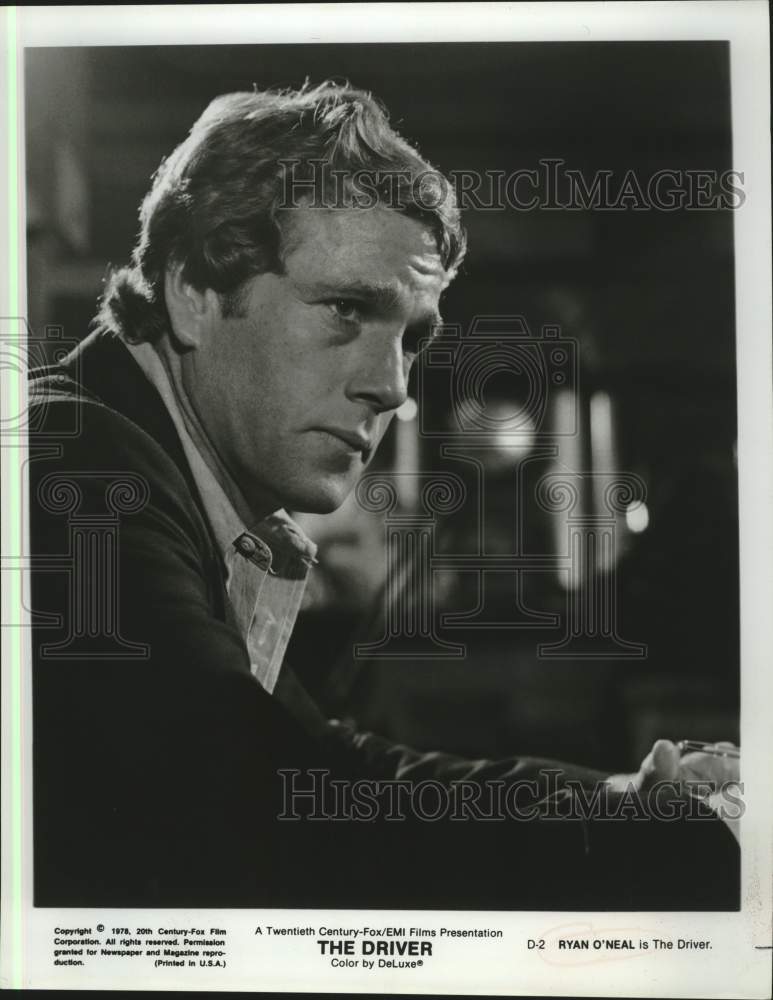 1979 Press Photo Actor Ryan O'Neal is The Driver in movie - Historic Images