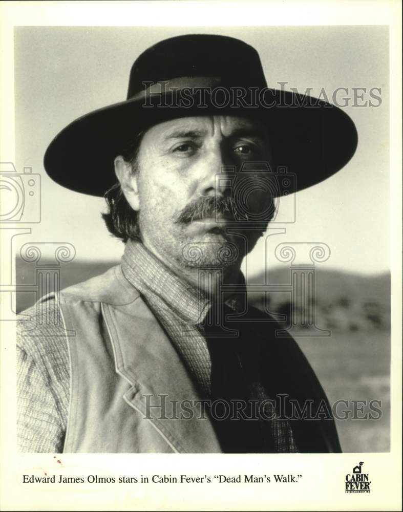 1997 Press Photo Actor Edward James Olmos stars in "Dead Man's Walk" - Historic Images