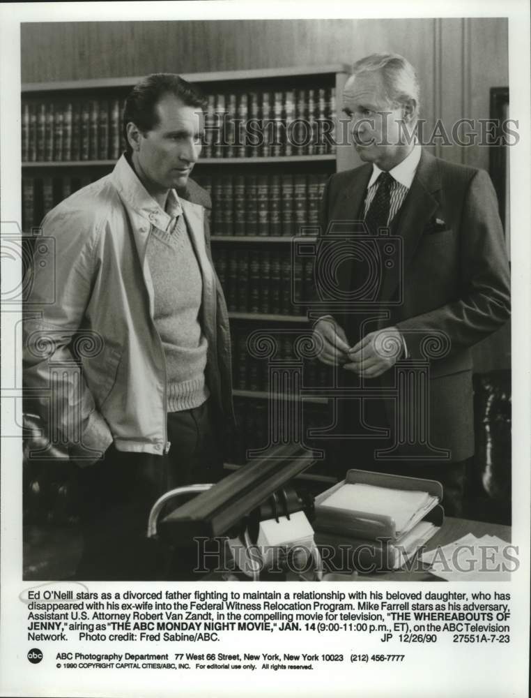 1990 Actor Ed O'Neill in "The Whereabouts of Jenny" Television Movie ...