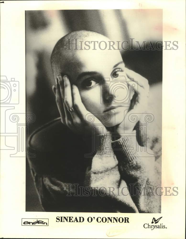 Press Photo Musician Sinead O&#39;Connor - sax03469- Historic Images