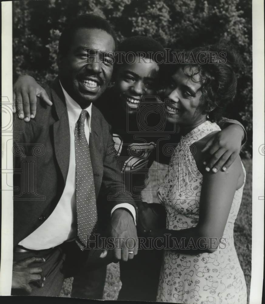 Press Photo Actors James McEachen, Paul M. Jackson Jr. and Lillian Lehman - Historic Images