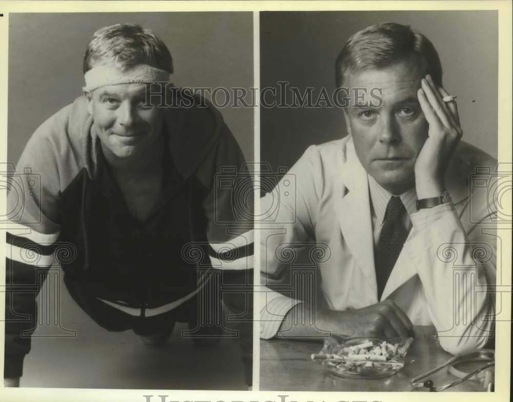 1982 Press Photo Actor David O'Brien in The Doctors on NBC Television Network - Historic Images