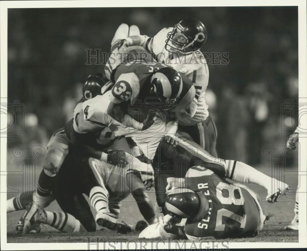 Press Photo L.A. Rams Football Player Charles White, 33, Runningback - Historic Images
