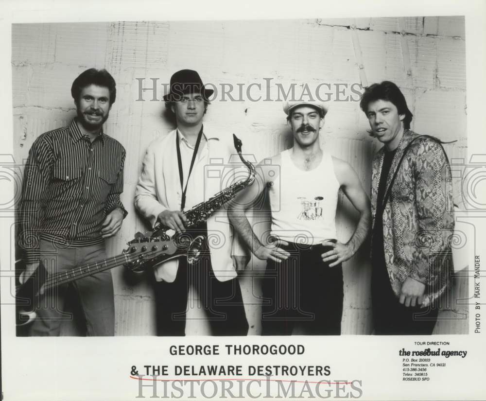 Press Photo Music Group George Thorogood &amp; The Delaware Destroyers - Historic Images