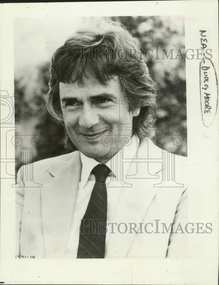 Press Photo Actor Dudley Moore - Historic Images