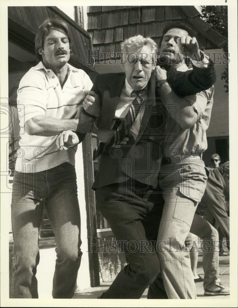 1984 Press Photo Actors Joe Penny and Perry King in "Riptide" Television Series- Historic Images