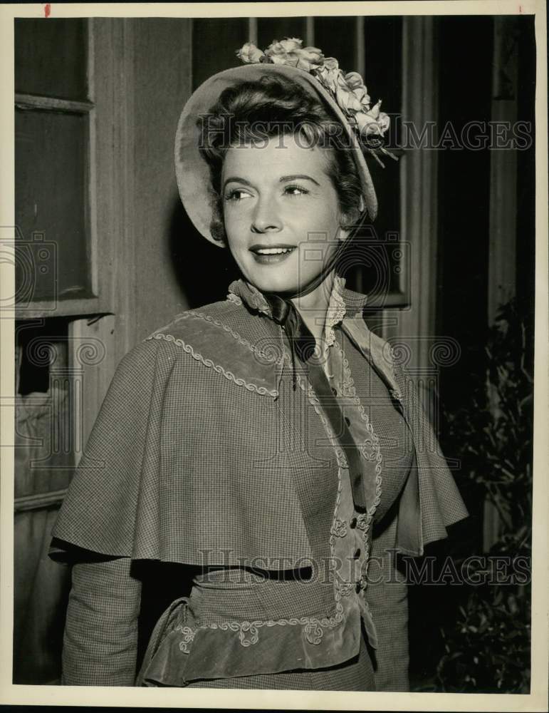 1958 Press Photo Actress Carole Matthews, Gambling Woman - Historic Images