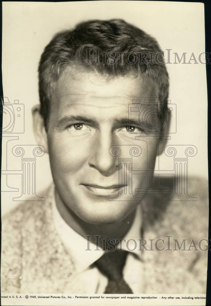 1949 Press Photo Charles Drake in &quot;Harvey&quot; and &quot;Winchester 13&quot; - Historic Images