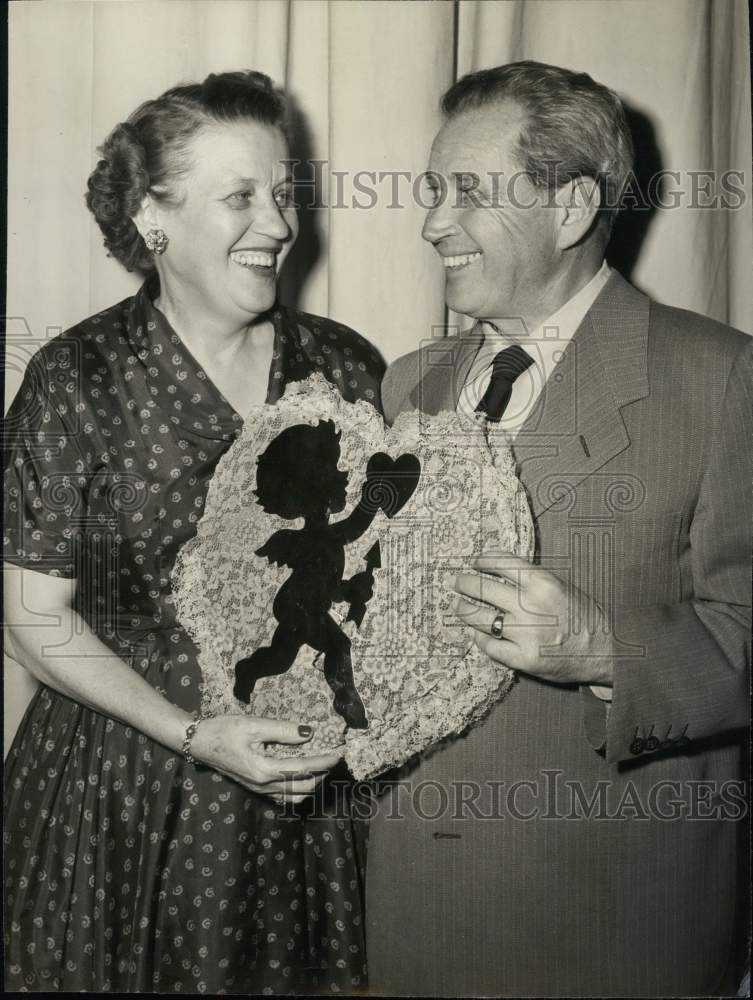 Press Photo Jim and Marian Jordan, Entertainers - Historic Images