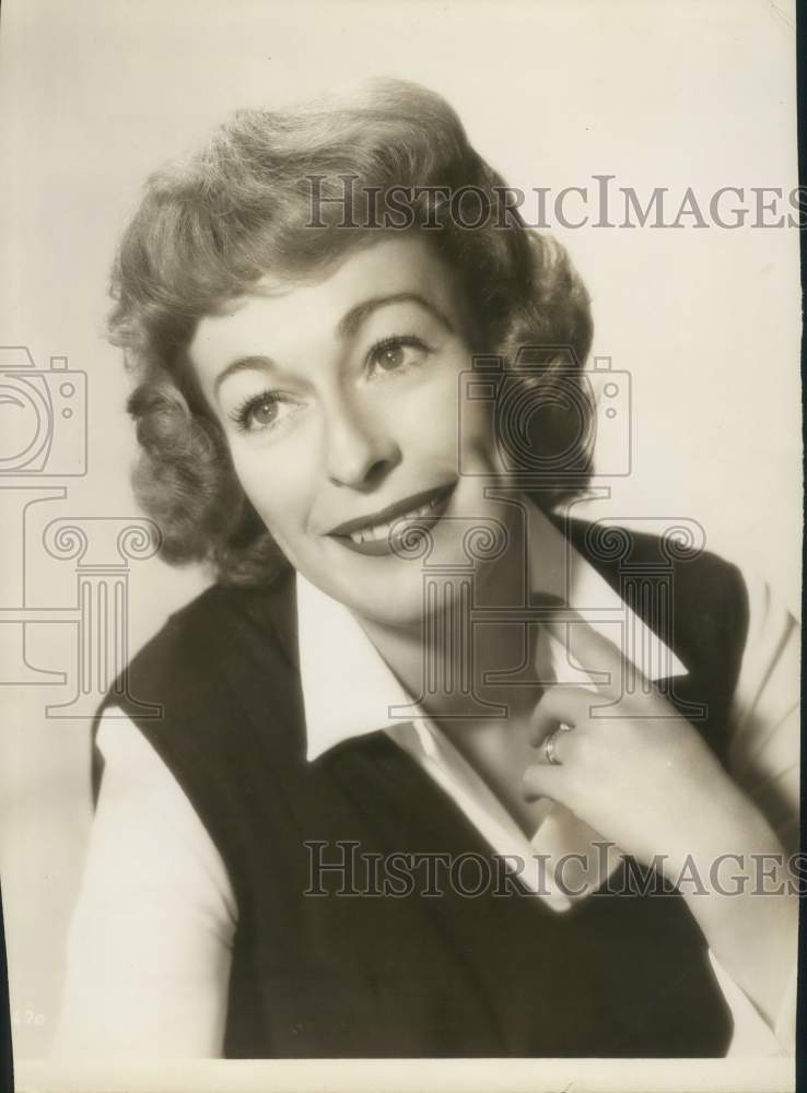 1957 Press Photo Actress Eileen Heckart - Historic Images