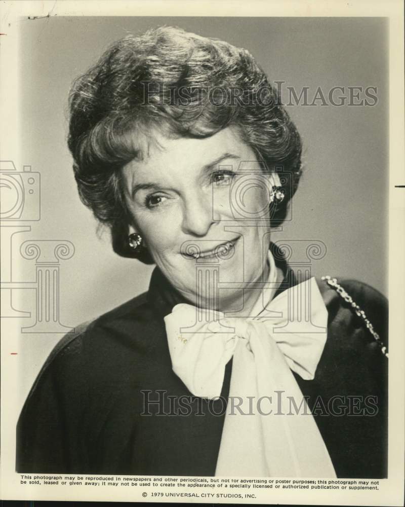 1979 Press Photo Actress Mercedes McCambridge - Historic Images