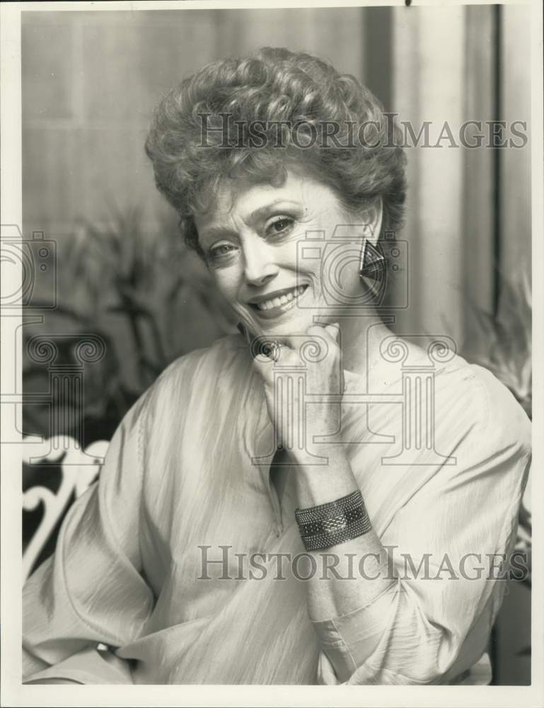 1990 Press Photo Actress Rue McClanahan, Entertainer - Historic Images