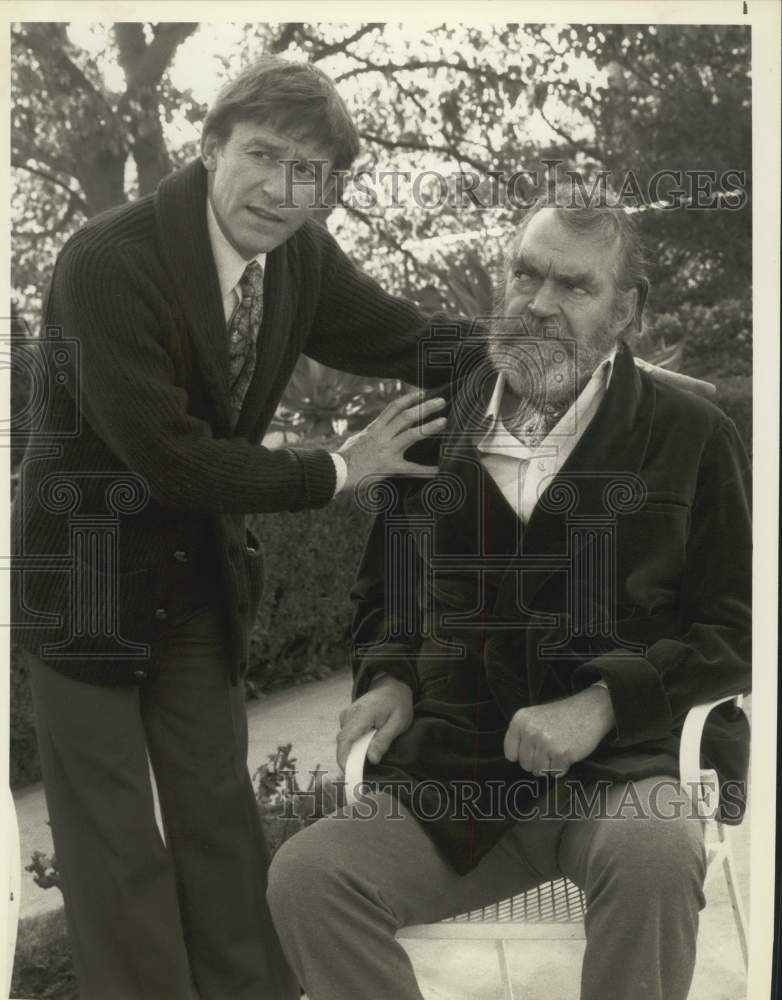 Press Photo Actor Roddy McDowell with co-star - Historic Images