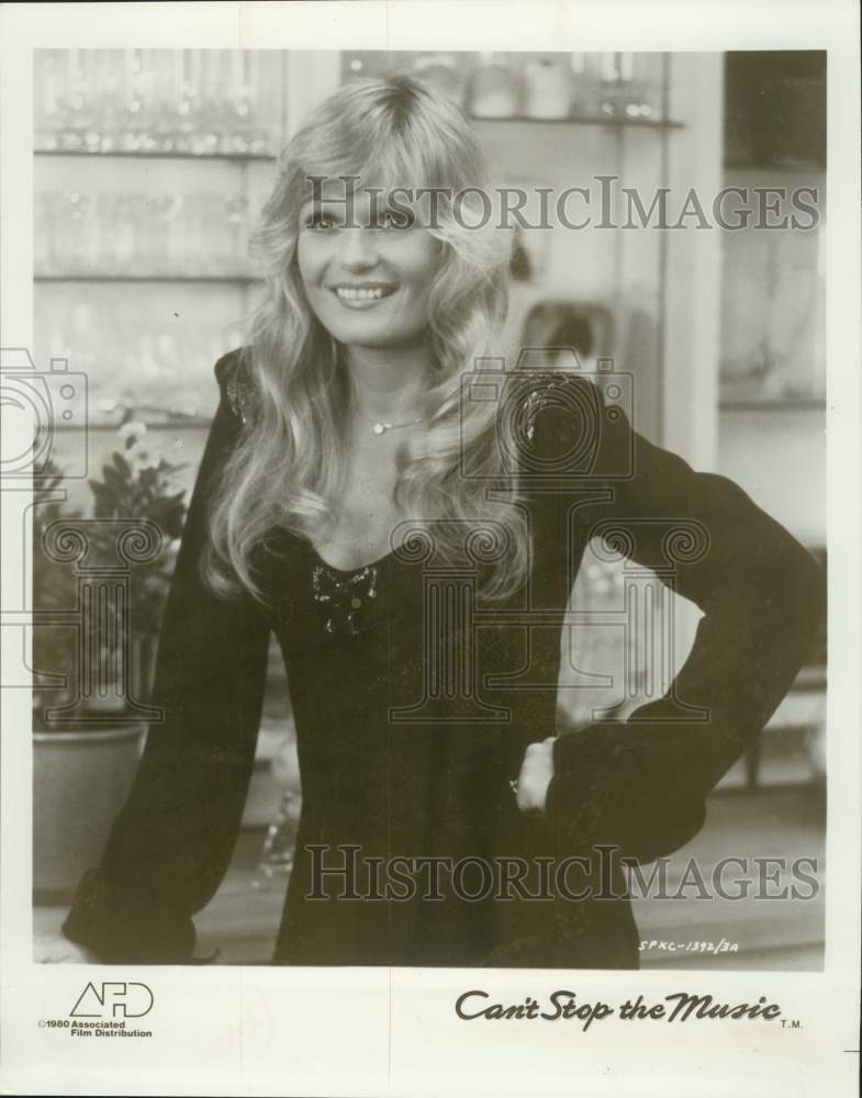 1980 Press Photo Actress Valerie Perrine, &quot;Can&#39;t Stop the Music&quot; - Historic Images