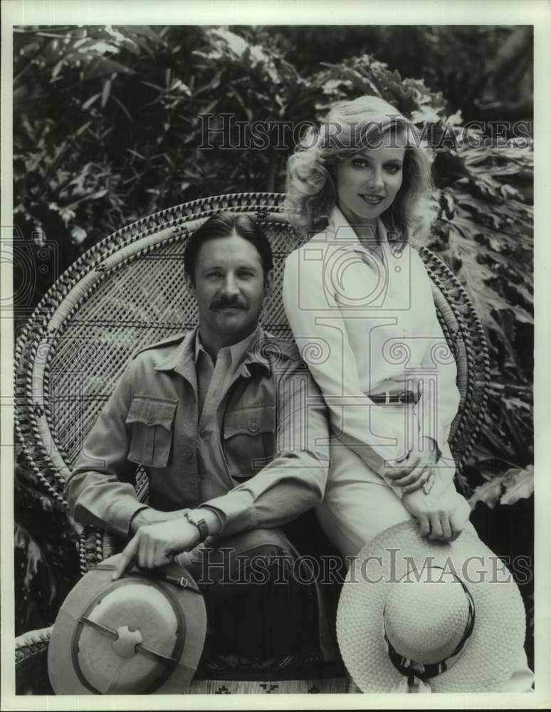 Actress Cindy Morgan with co-star in movie - Historic Images
