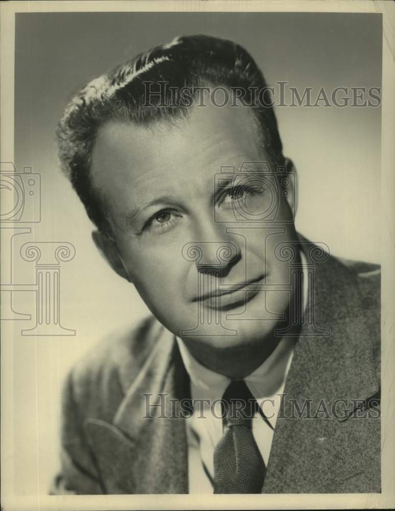 1956 Clifton Fadiman on &quot;Quiz Kids&quot; on CBS Television-Historic Images