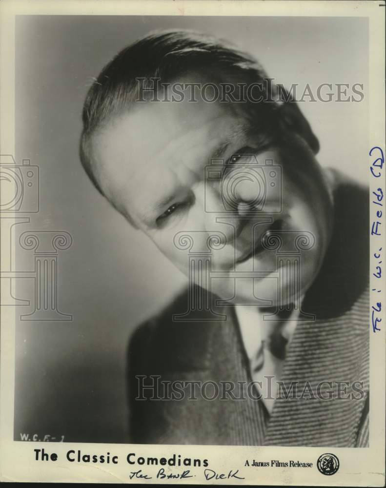 1974 Press Photo Comedian W. C. Fields in "The Bank Dick" - Historic Images