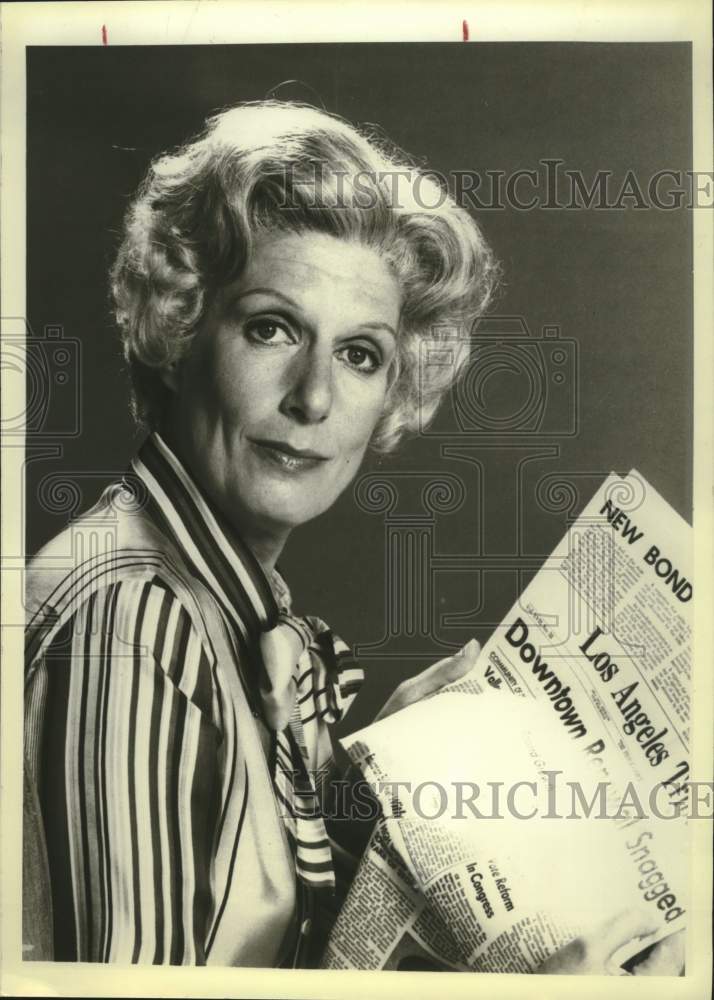 Press Photo Actress Nancy Marchand - Historic Images