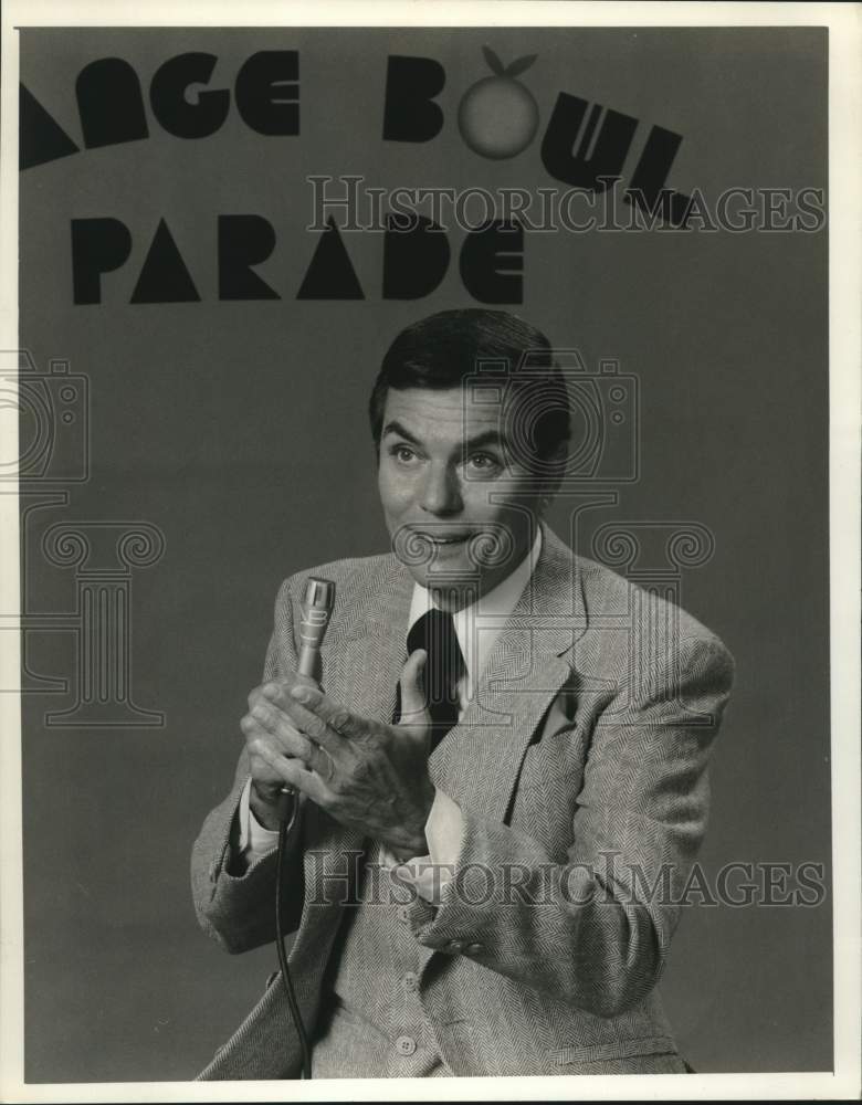Press Photo Peter Marshall Orange Bowl Parade Host - Historic Images