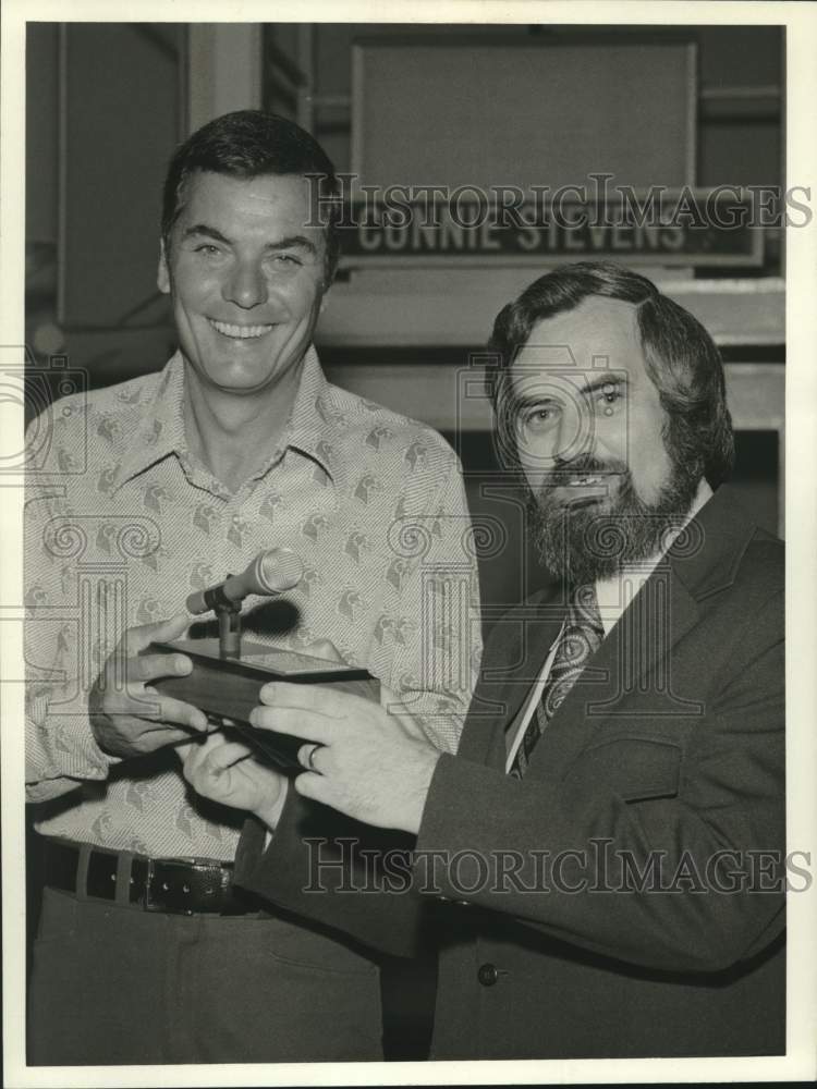 Press Photo Host Peter Marshall with Sheldon Altfeld at Event - sax07974-Historic Images