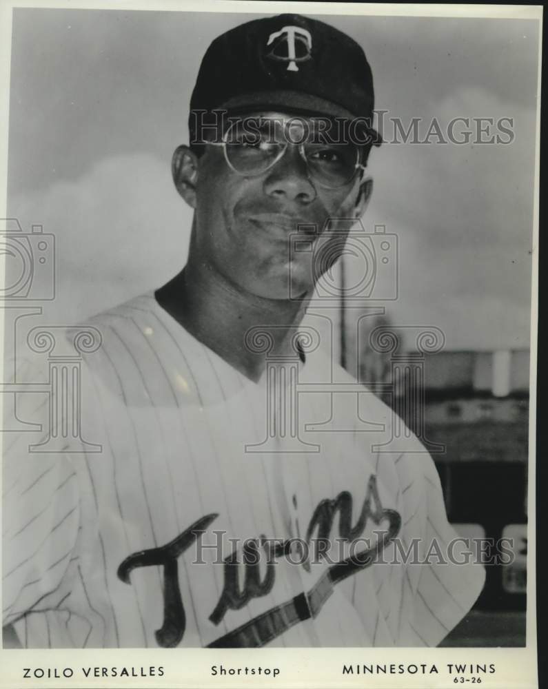 Press Photo Zoilo Versalles, Minnesota Twins Shortstop Baseball Player - Historic Images