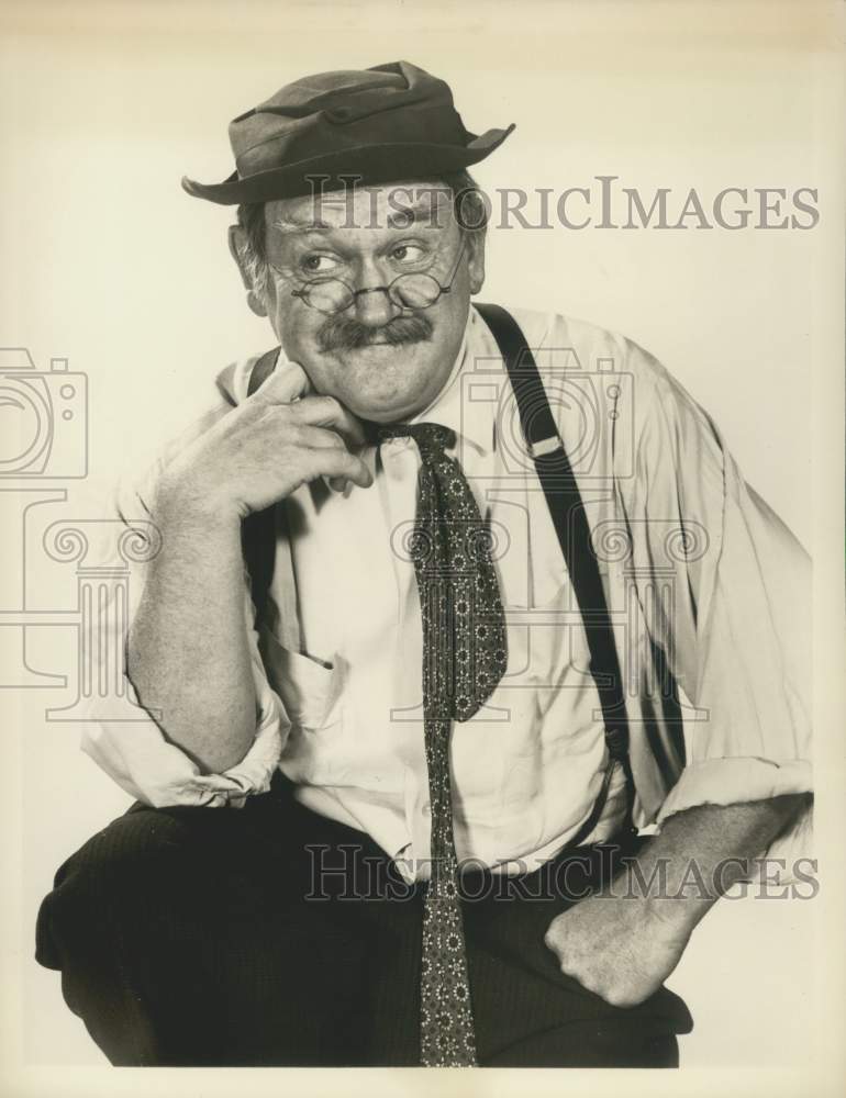 1959 Press Photo Actor Cliff Arquette in TV Show "Charlie Weaver's Hobby Lobby" - Historic Images