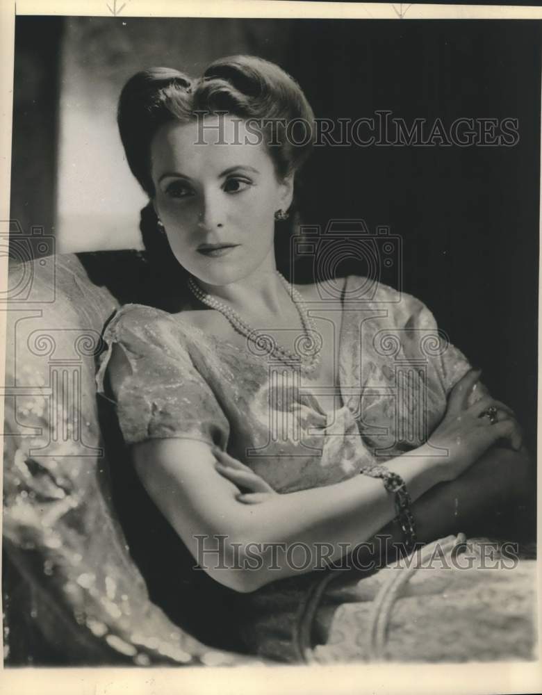 Press Photo Soprano Jarmila Novotna - Historic Images