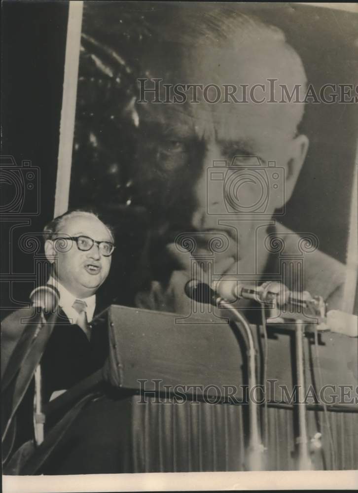 1952 Erich Ollenhauer, West German Socialist Party leader, Germany-Historic Images