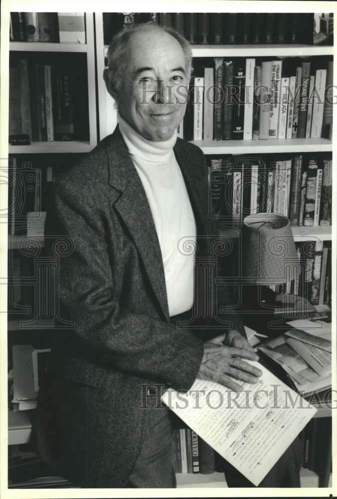 1991 Press Photo Gregory Rabassh, translator, New York - sax10531- Historic Images