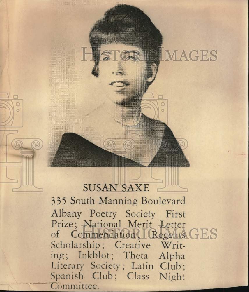 1970 Press Photo Susan Saxe, revolutionary, on FBI's most wanted list. - Historic Images