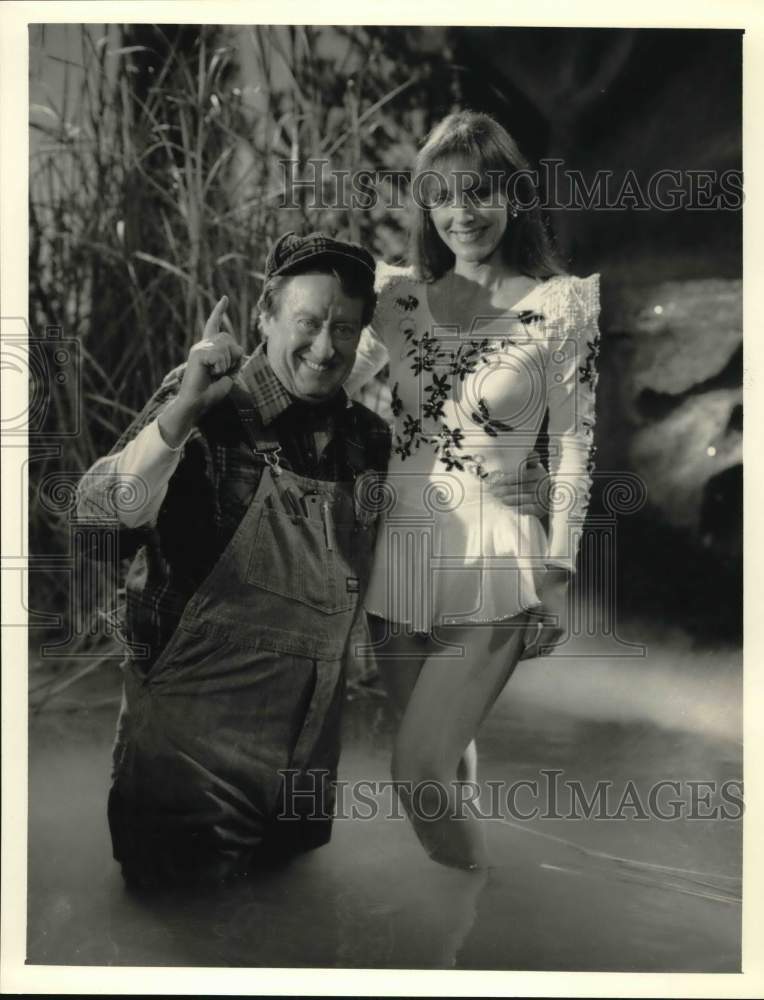 Press Photo Actor Tom Poston with a co-star - Historic Images