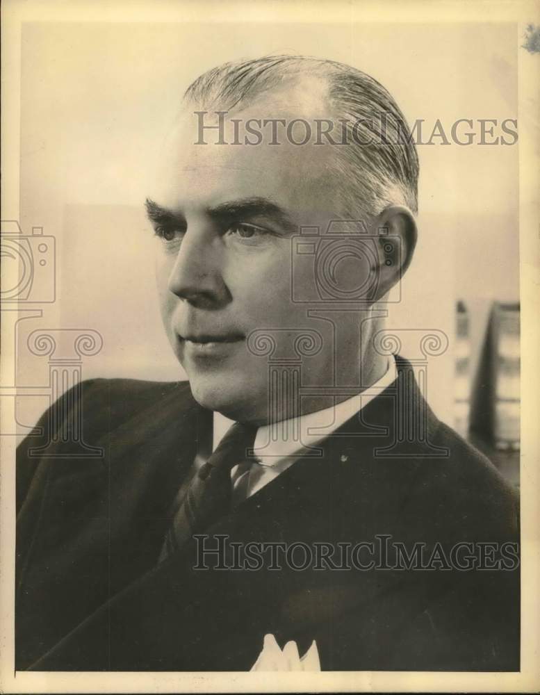 1944 Press Photo H. W. Roden, business executive and mystery writer, New York - Historic Images